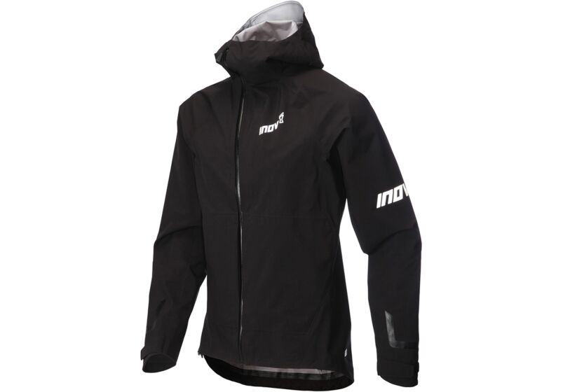 Inov-8 Protec-shell Waterproof Mens Running Jacket Black Australia (DARPNT673)